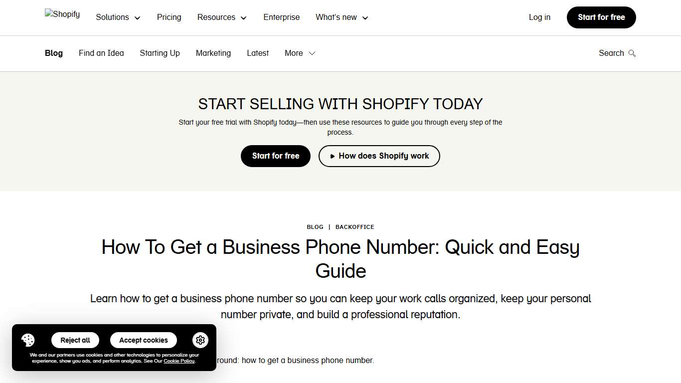 How To Get a Business Phone Number: Quick and Easy Guide (2026) - Shopify Canada